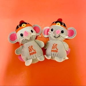Chinese Rat Zodiac Year of 2020 plushes